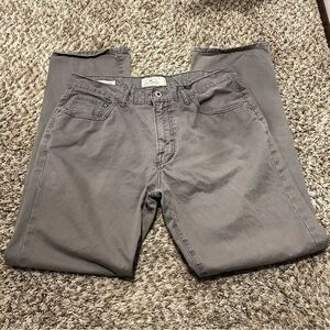 The Lucky Brand 221 Original Straight Gray Casual Pants 34x32